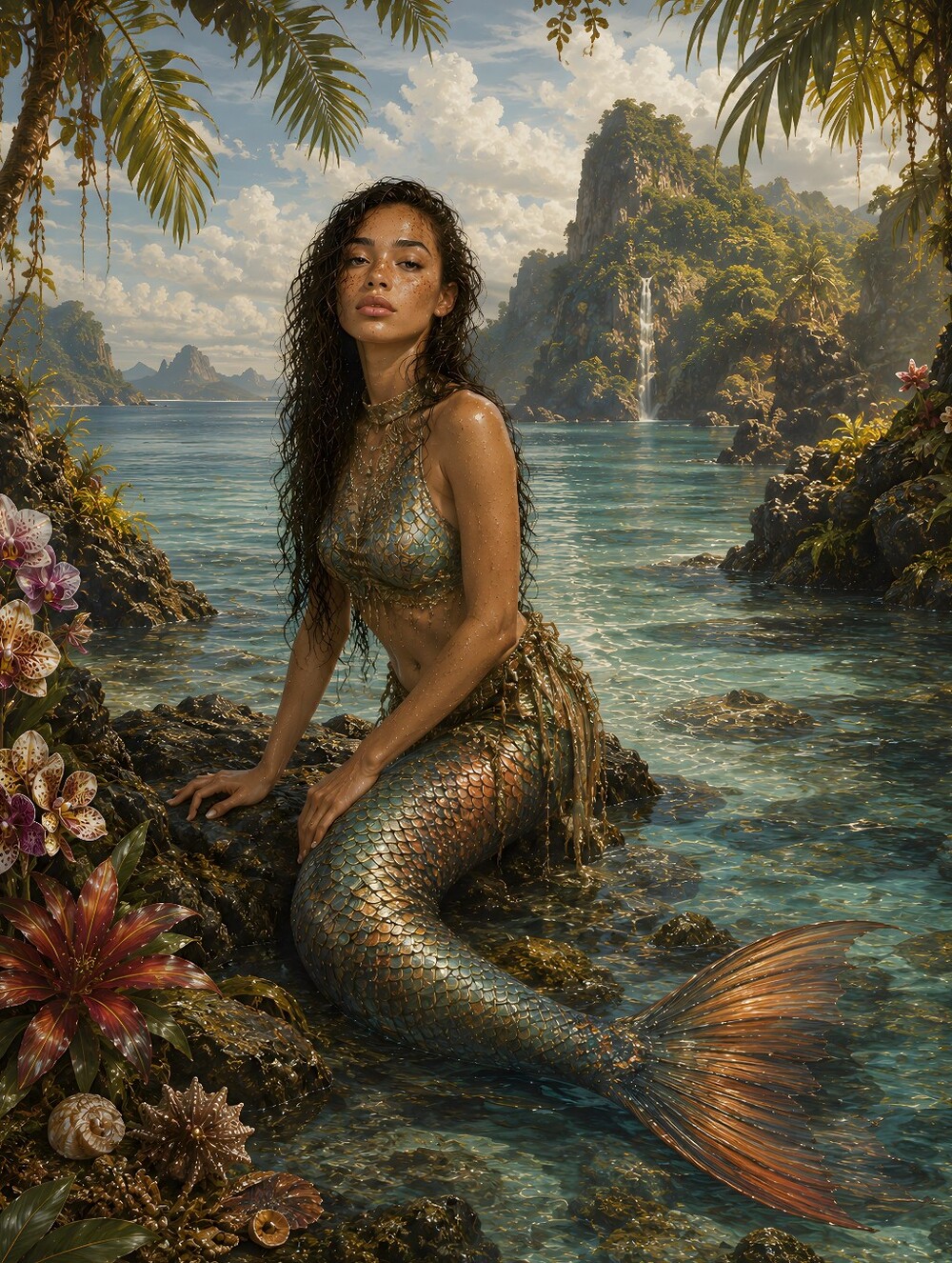 Beautiful Mermaid Print
